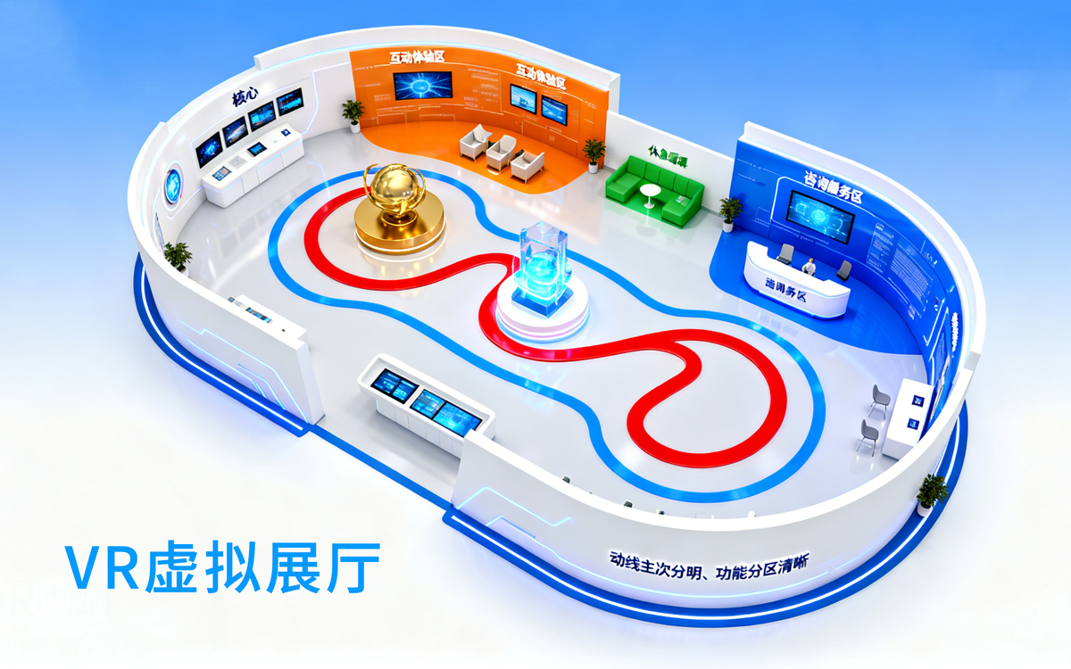 在VR虚拟展厅设计中,空间布局有6大黄金法则 在VR虚拟展厅设计中,空间布局有6大黄金法则