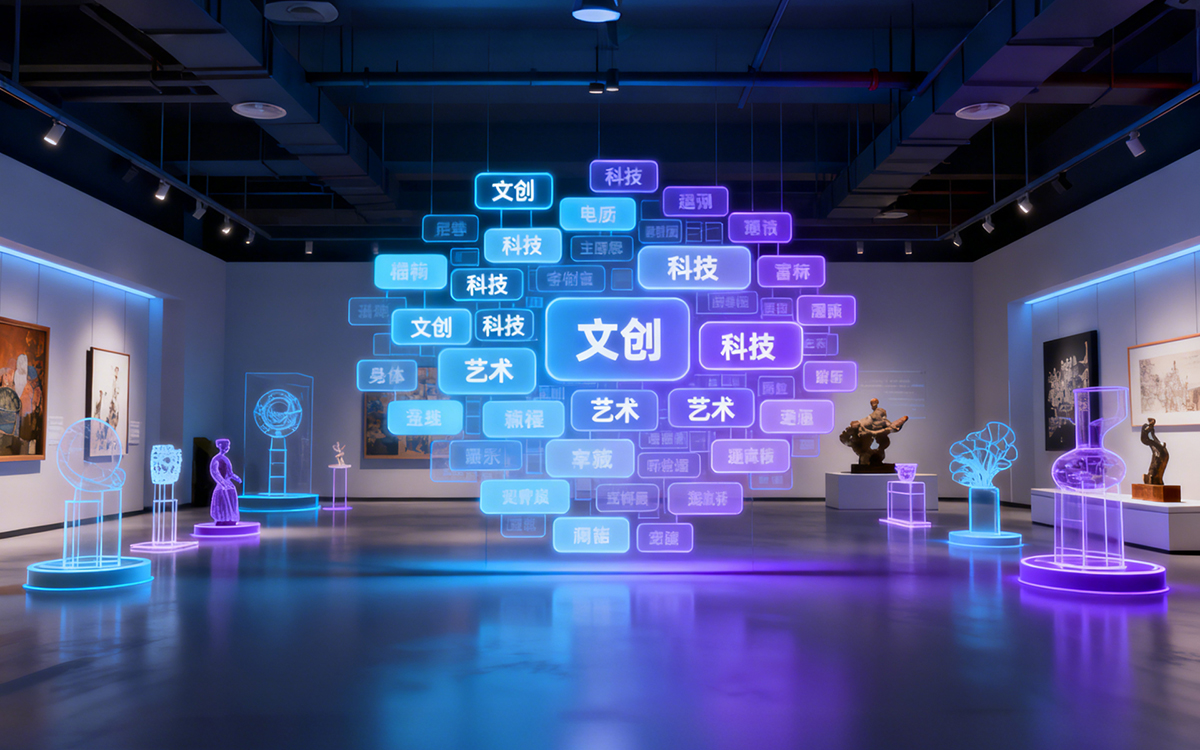 3D虚拟展厅依据用户兴趣标签匹配展品内容