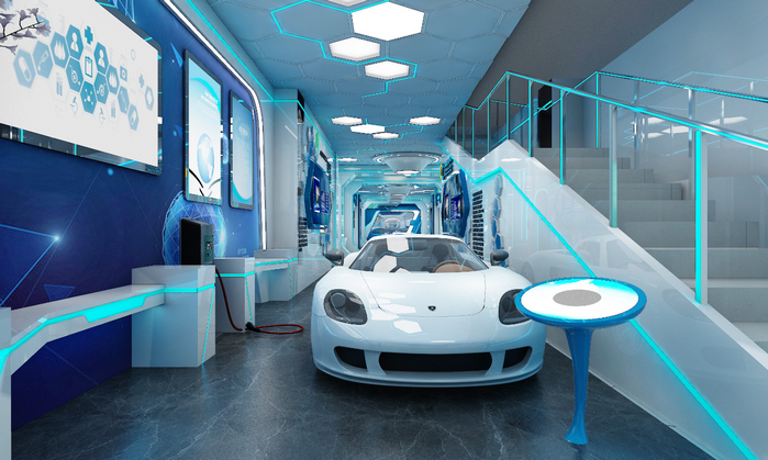 数字展厅与汽车：现代科技和未来出行的融合